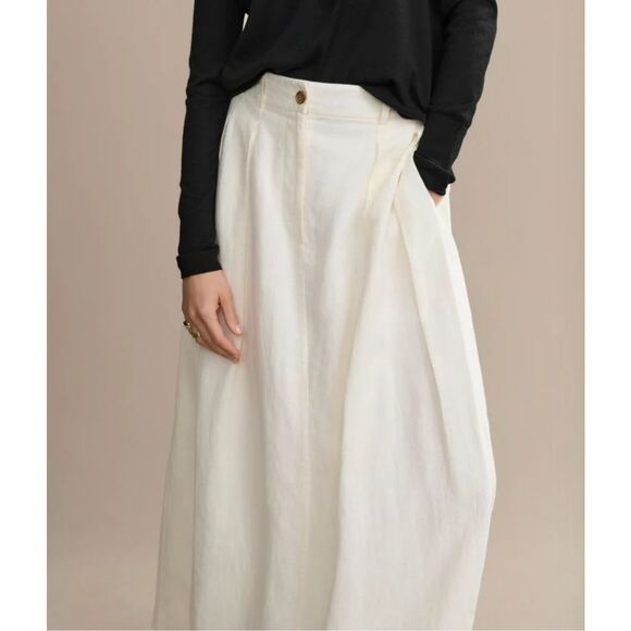 Jenni Kayne Annabel Linen Midi Skirt S - Picture 4 of 10